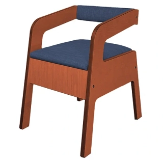 Klozetové křeslo dřevěné 55312 TIMBERRY SCANDI 