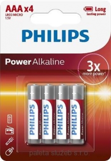 PHILIPS LR03P4B/10 Power Alkaline AAA / 4