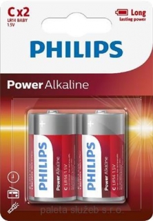 PHILIPS LR14P2B/10 Power Alkaline C / 2