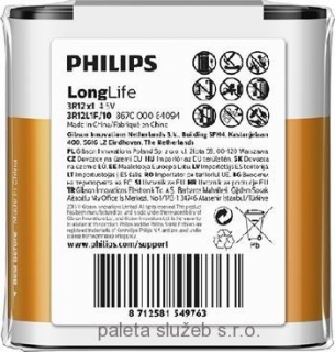 PHILIPS 3R12L1F/10 Long Life 4,5V / 1